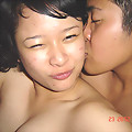 Horny Asian couples making their own sex pictures
